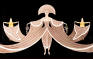 Erté's 'La Mère Blanche' (1984) serigraph depicting an elegant figure with intricate details and vibrant colors.